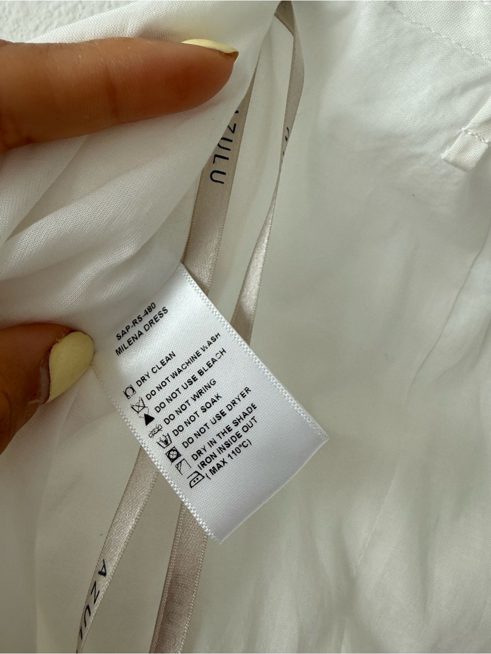 NWT AZULU White Mila Mini Dress - Picture 16 of 16